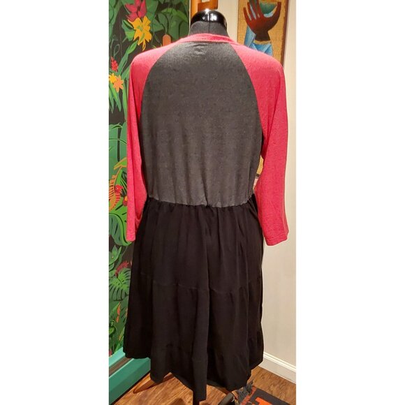 NEW Handmade Bob Marley Midi Dress. 3/4 Raglan Sleeve. Large/ XXL - Picture 3 of 16